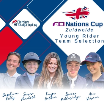 British Showjumping’s Youth Teams announced for Nations Cup in Zuidwolde, Netherlands